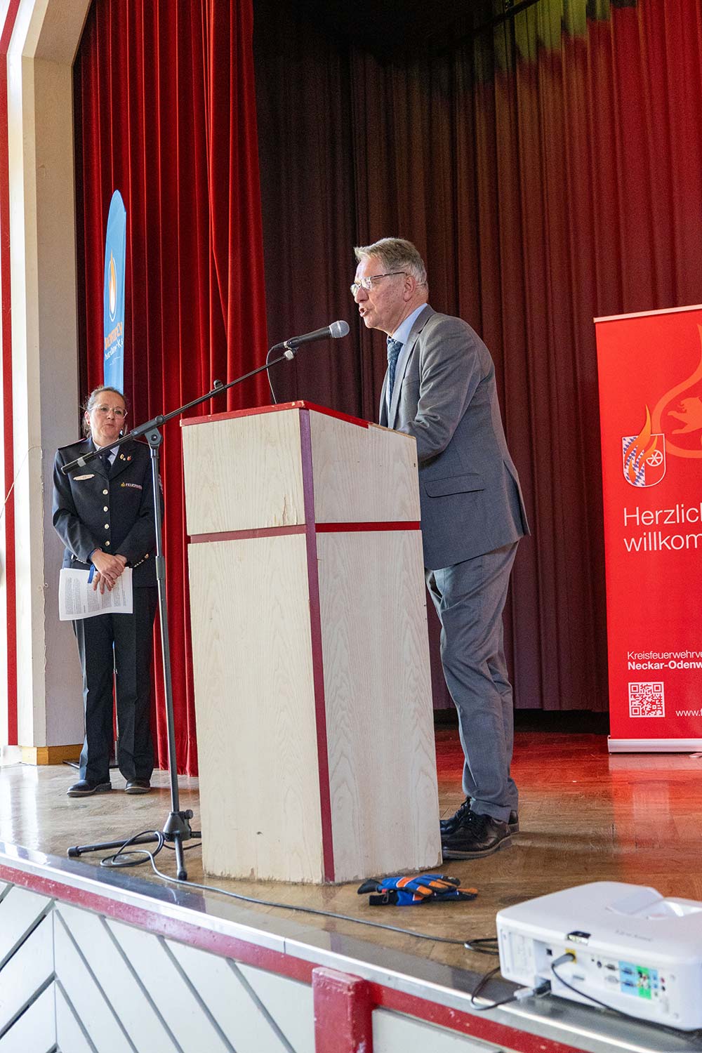 Impressionen vom Festakt zu 50 Jahre Jugendfeuerwehr Neckar-Odenwald-Kreis