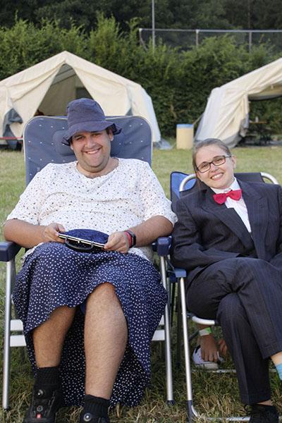 Zeltlager in Scheidental