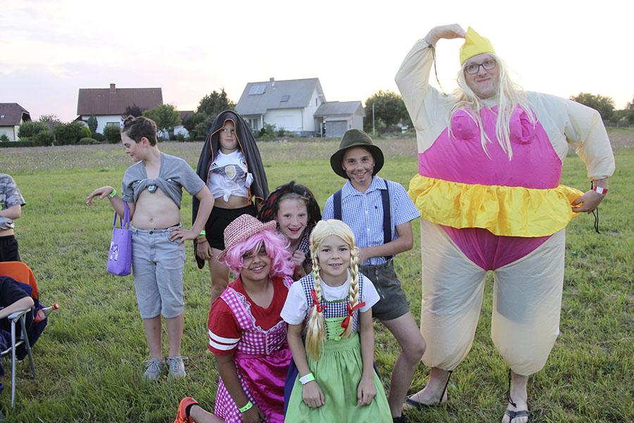 Zeltlager in Scheidental