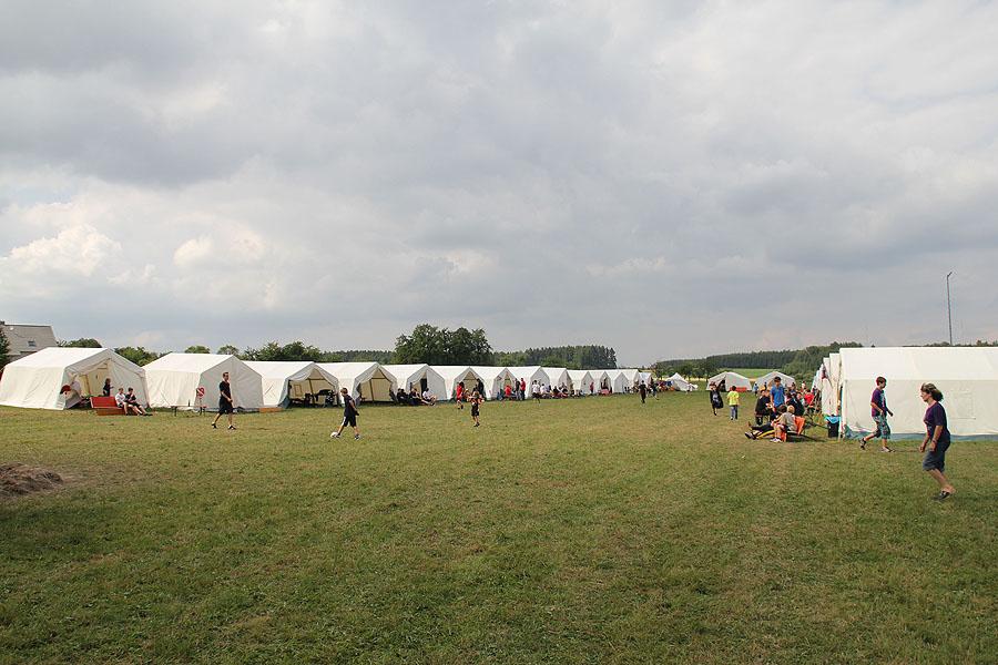 Zeltlager in Scheidental