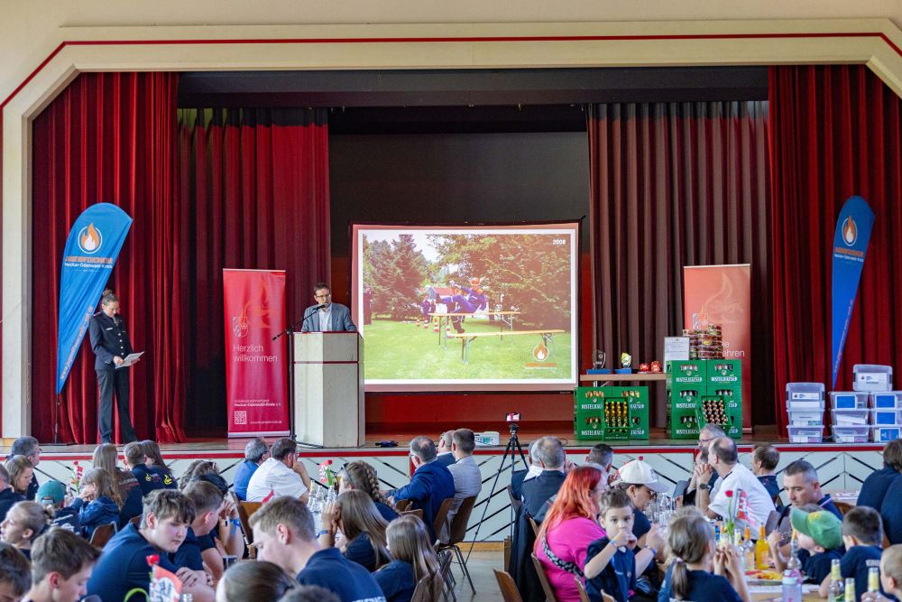 Impressionen vom Festakt zu 50 Jahre Jugendfeuerwehr Neckar-Odenwald-Kreis