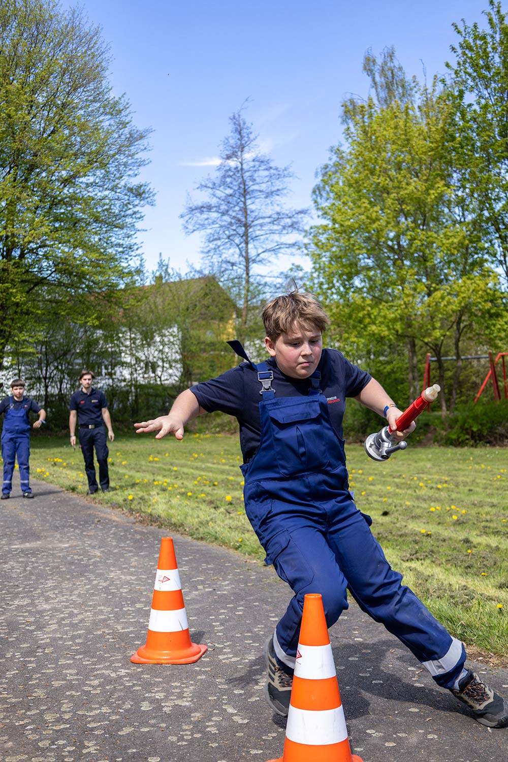Die Spielstationen bei 50 Jahre Jugendfeuerwehr Neckar-Odenwald-Kreis