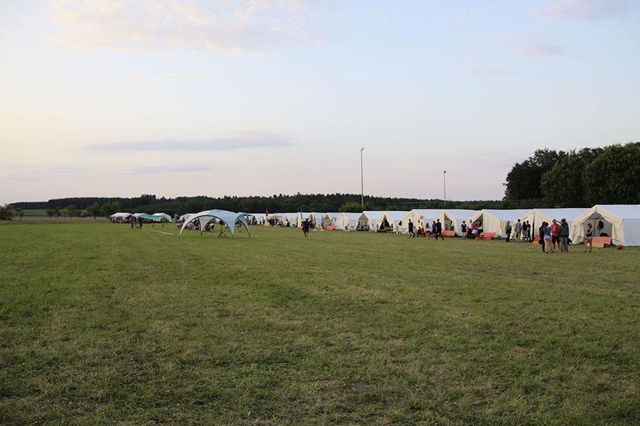 Zeltlager in Scheidental