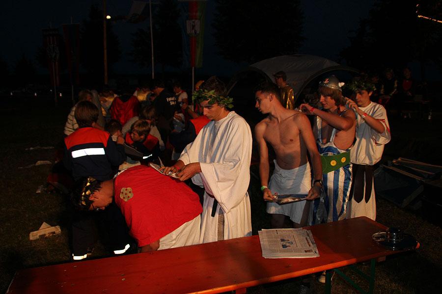 Zeltlager in Scheidental