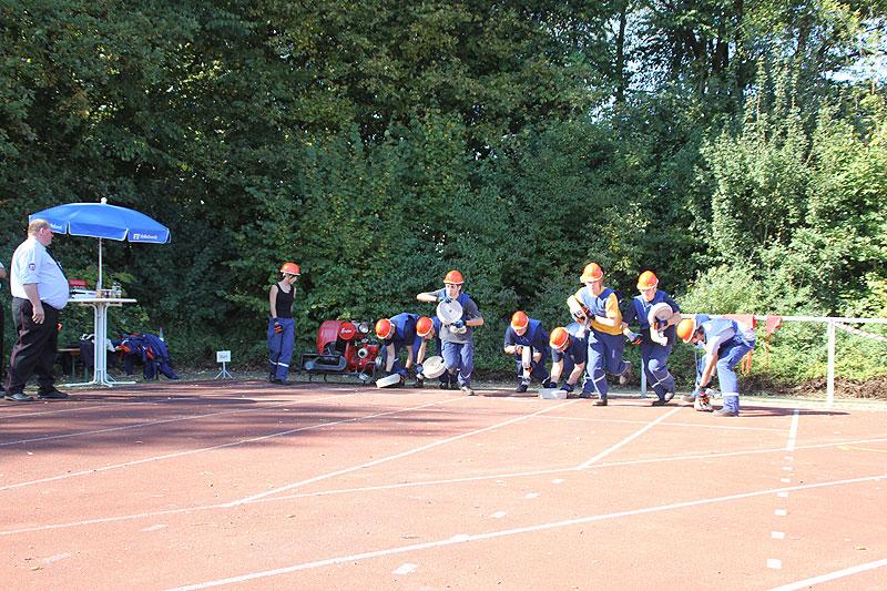 Schnelligkeitsübung in Buchen