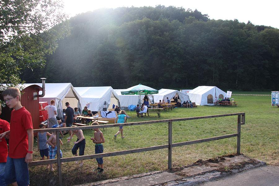 Zeltlager in Buchen