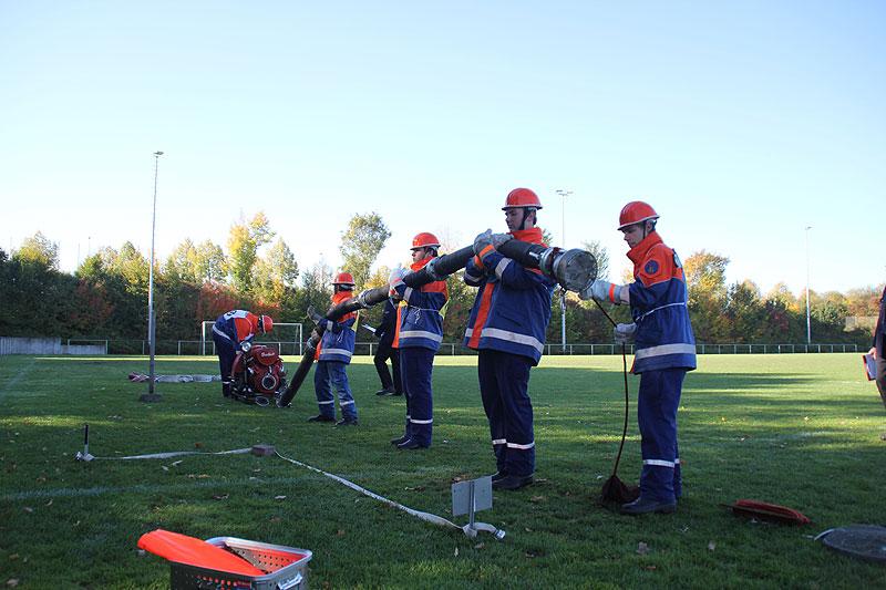 Löschangriff in Buchen