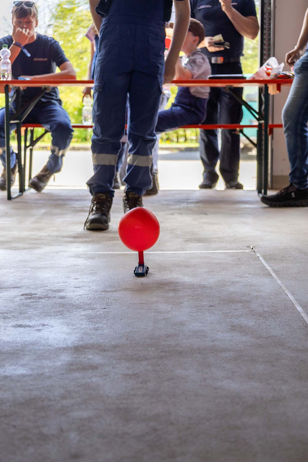 Die Spielstationen bei 50 Jahre Jugendfeuerwehr Neckar-Odenwald-Kreis