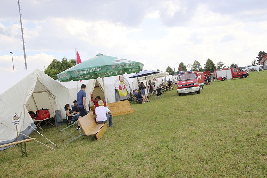 Zeltlager in Scheidental