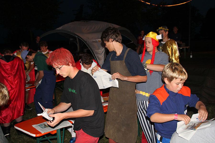 Zeltlager in Scheidental