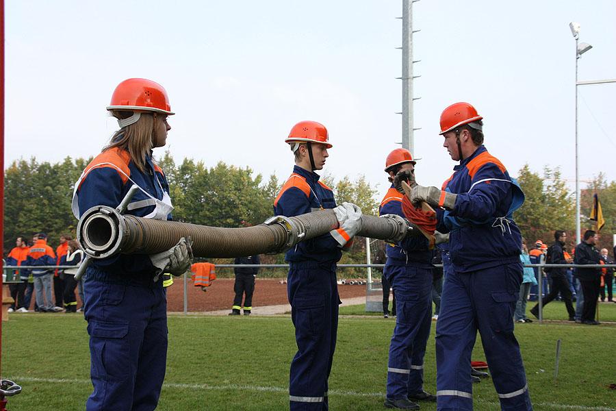 Löschangriff bei der Jugendleistungsspange in Buchen