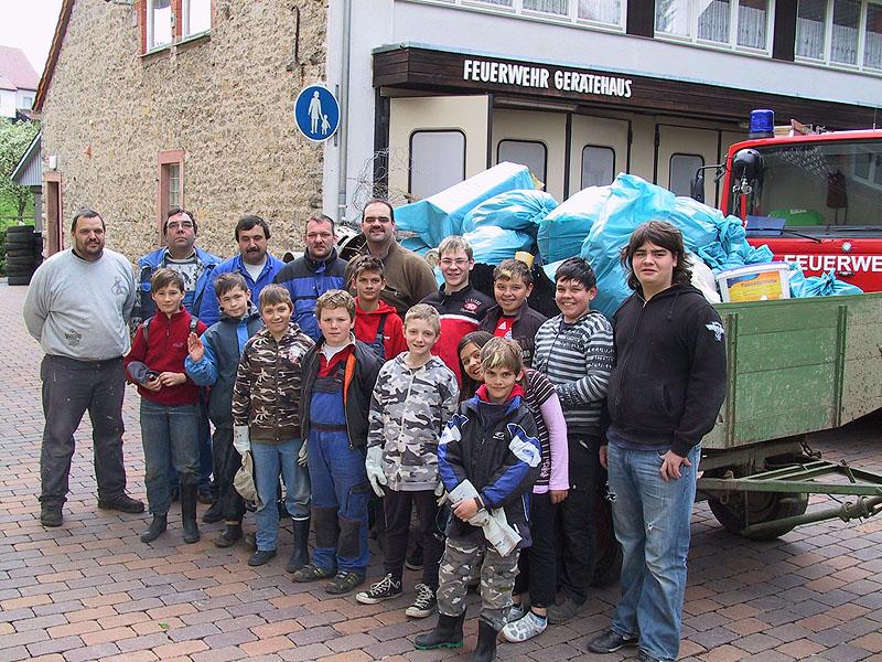 Müllsammelaktion Hettingen