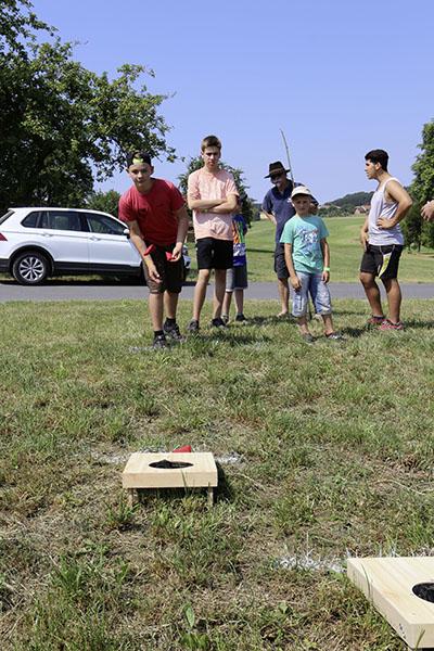 Zeltlager in Scheidental