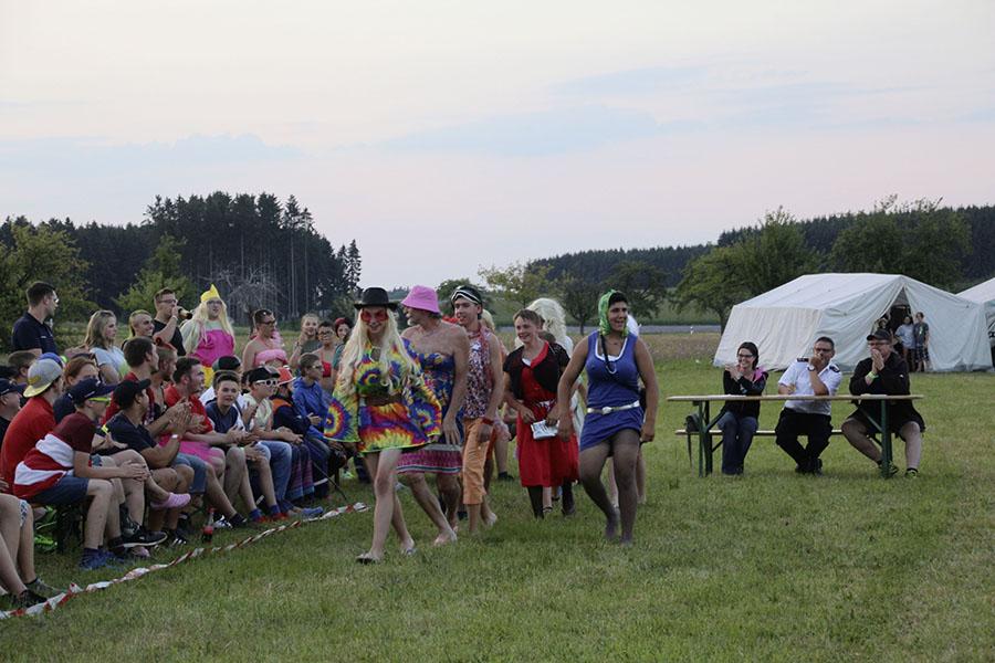 Zeltlager in Scheidental