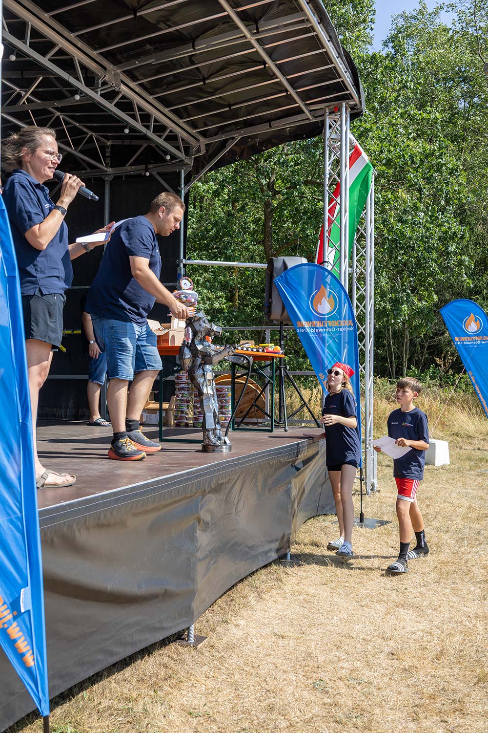 Impression vom Zeltlager in Glashofen am Samstag