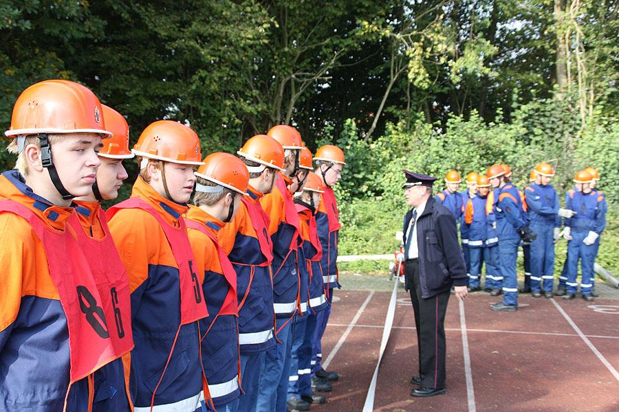 Schnelligkeitsübung bei der Jugendleistungsspange in Buchen