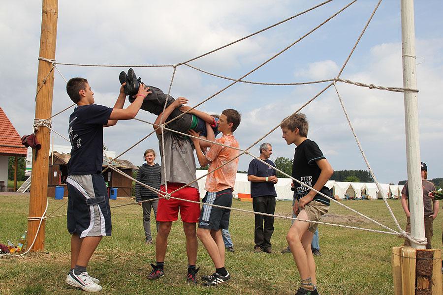 Zeltlager in Scheidental