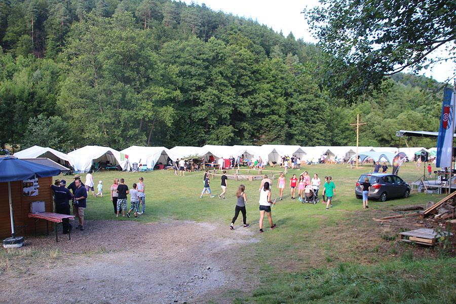 Zeltlager in Buchen