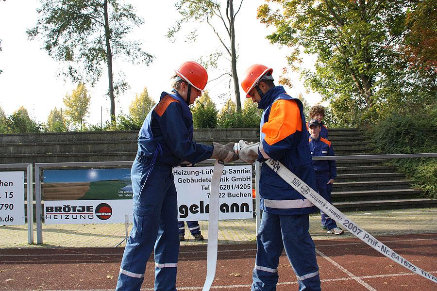 Schnelligkeitsübung bei der Jugendleistungsspange in Buchen