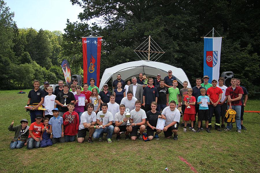 Abbau und Siegerehrung