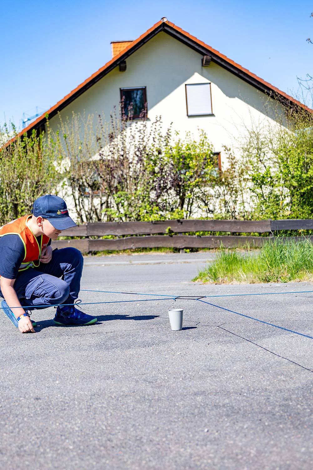 Die Spielstationen bei 50 Jahre Jugendfeuerwehr Neckar-Odenwald-Kreis