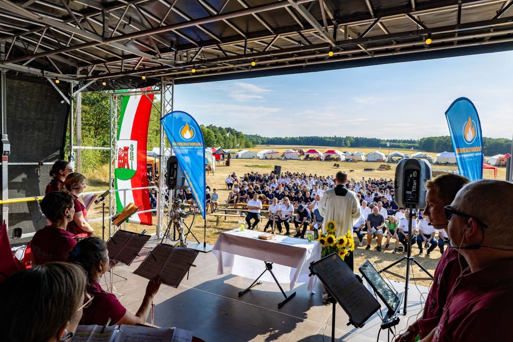 Impression vom Zeltlager in Glashofen am Samstag