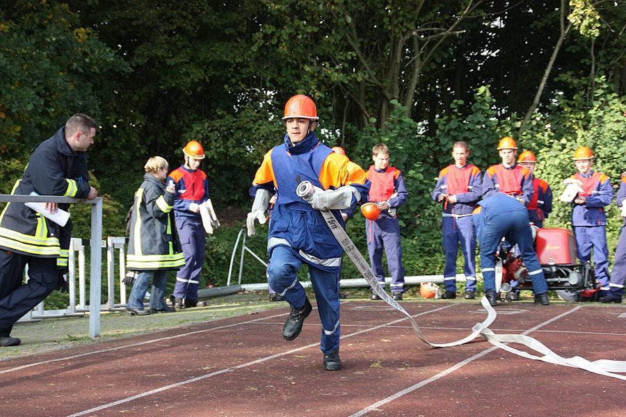 Schnelligkeitsübung bei der Jugendleistungsspange in Buchen