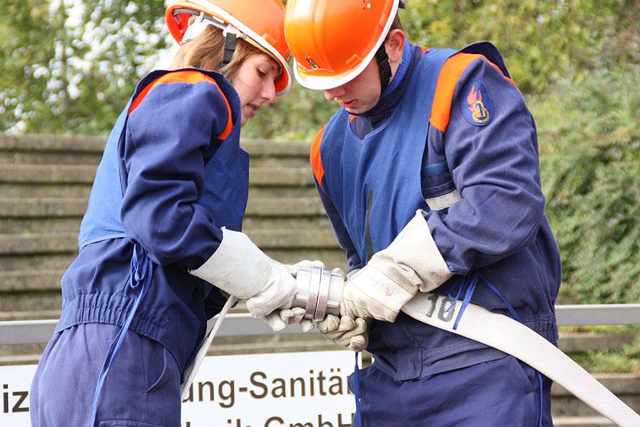 Schnelligkeitsübung bei der Jugendleistungsspange in Buchen