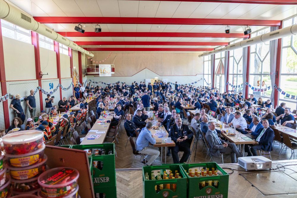 Impressionen vom Festakt zu 50 Jahre Jugendfeuerwehr Neckar-Odenwald-Kreis