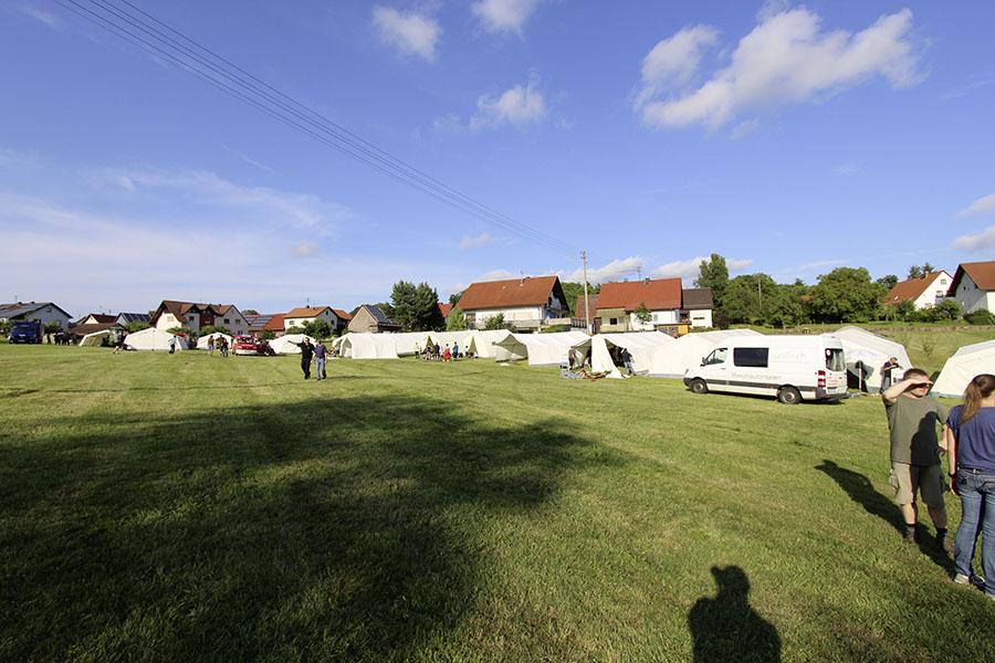 Aufbau in Laudenberg