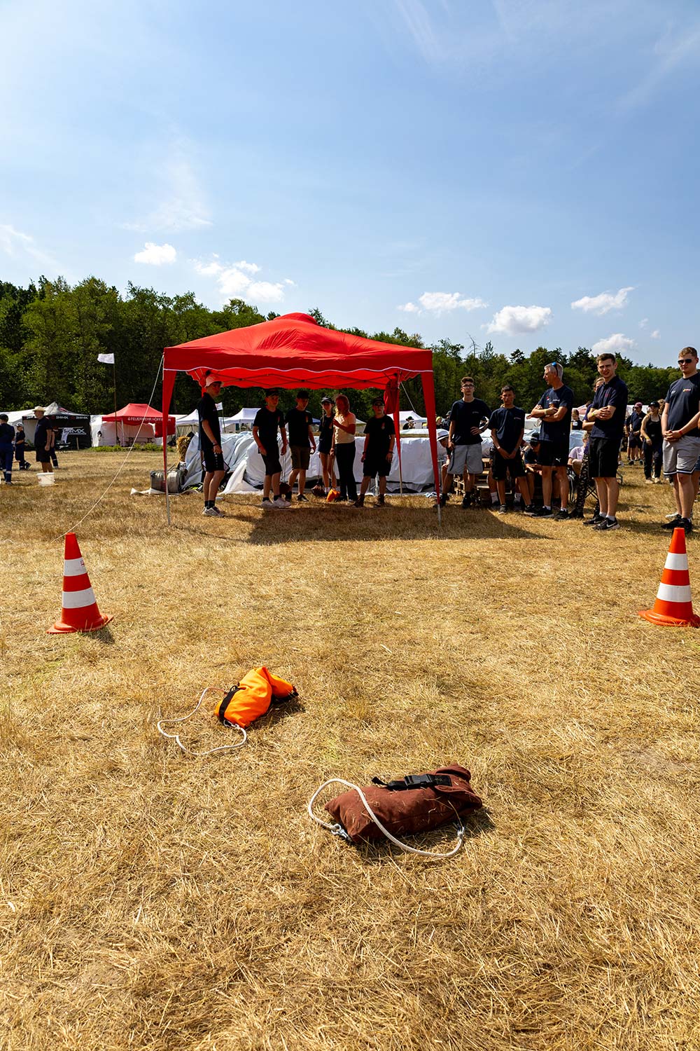 Impression vom Zeltlager in Glashofen am Samstag