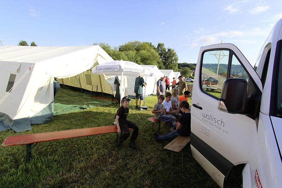 Aufbau in Laudenberg