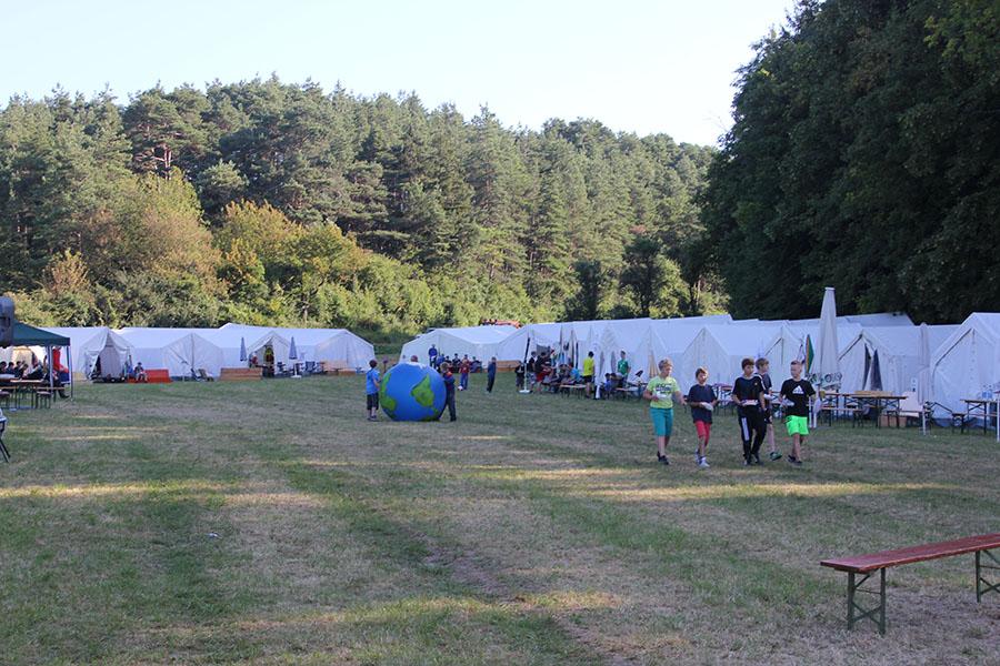 Zeltlager in Hettingen