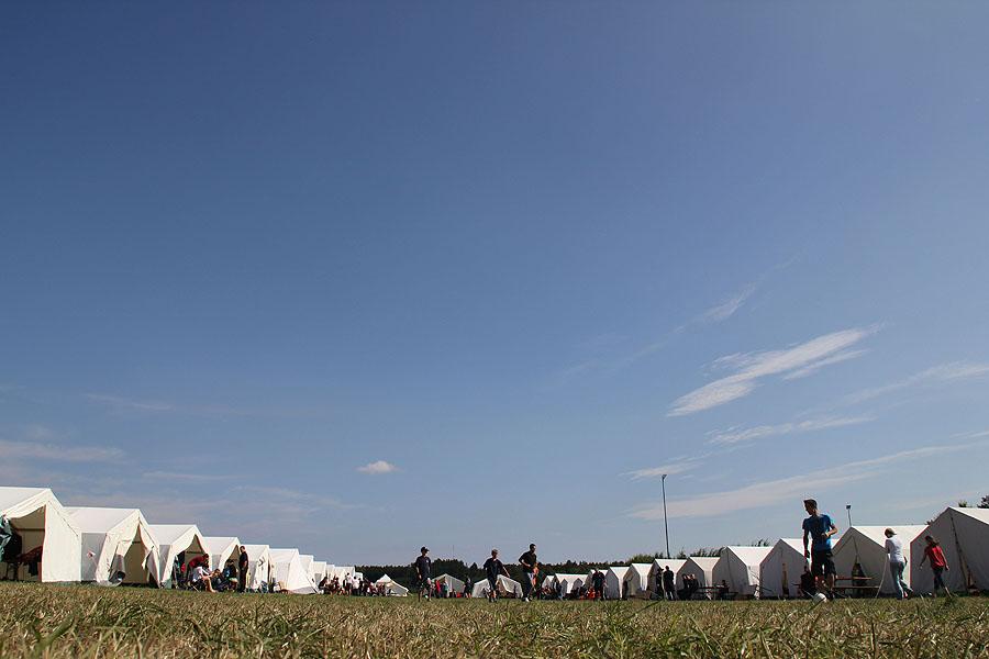 Zeltlager in Scheidental