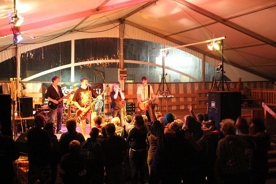 Zeltlager in Scheidental