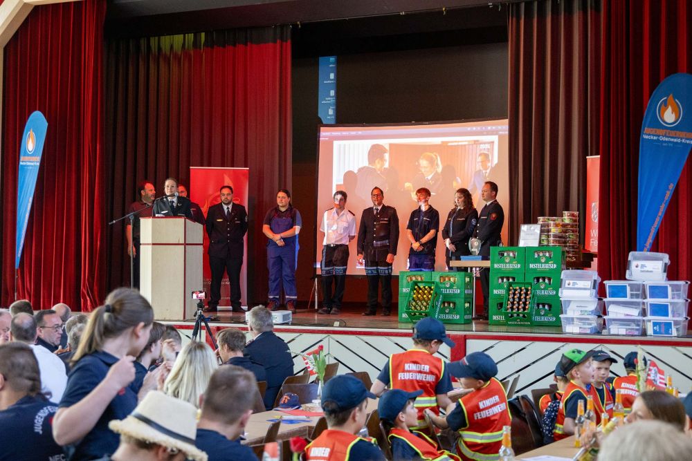 Impressionen vom Festakt zu 50 Jahre Jugendfeuerwehr Neckar-Odenwald-Kreis