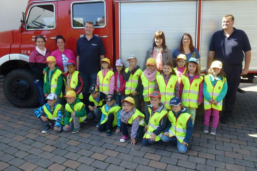 Brandschutzerziehung im Kindergarten