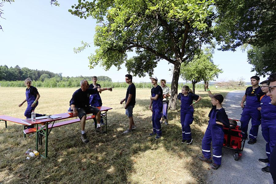 Zeltlager in Scheidental