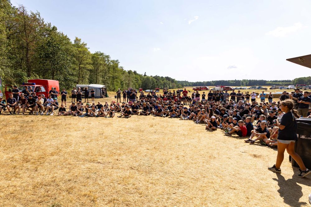 Impression vom Zeltlager in Glashofen am Samstag