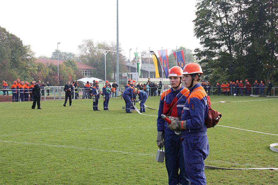 Löschangriff bei der Jugendleistungsspange in Buchen