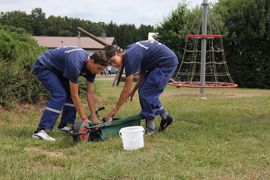Zeltlager in Scheidental