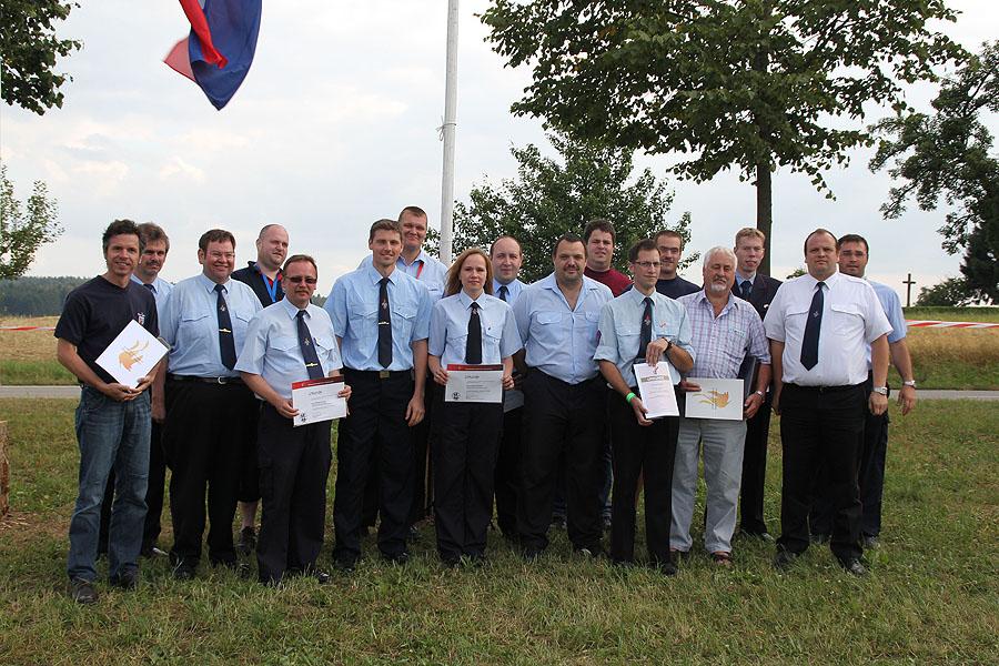 Ehrungen beim Zeltlager