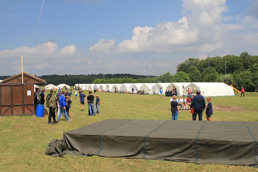 Zeltlager in Scheidental