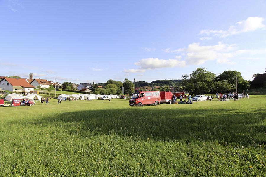 Aufbau in Laudenberg