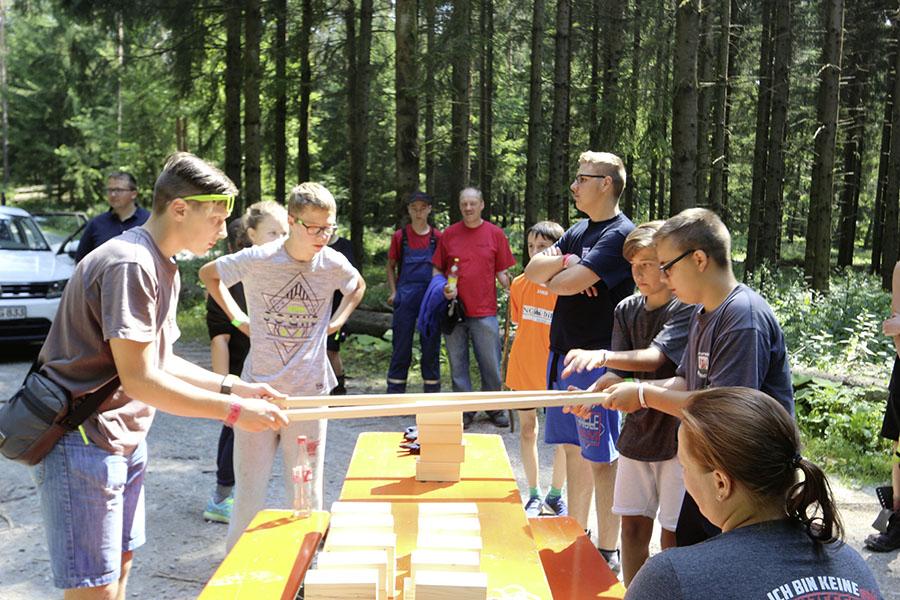 Zeltlager in Scheidental