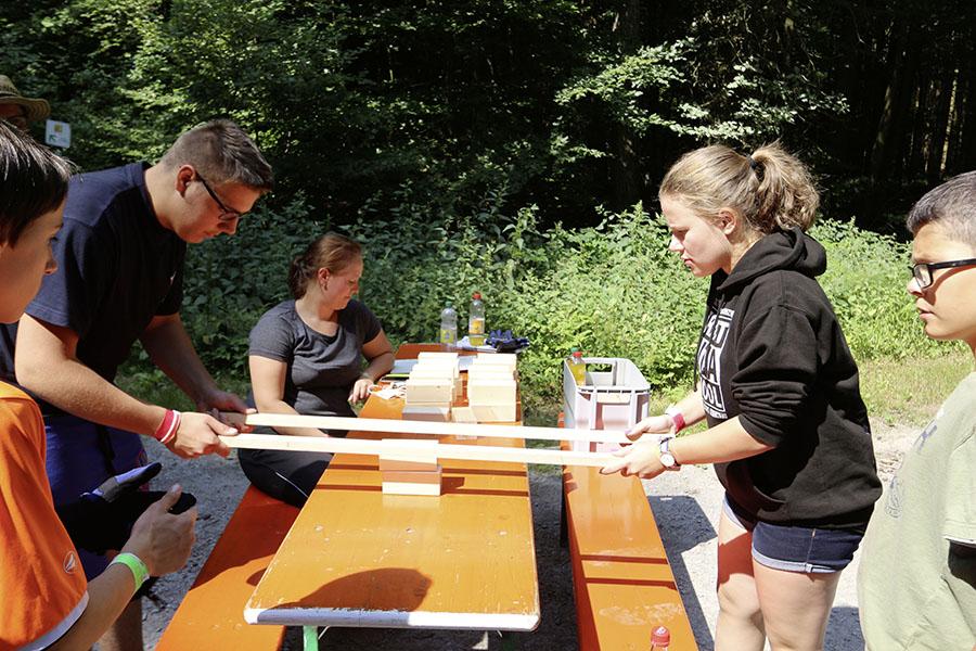 Zeltlager in Scheidental